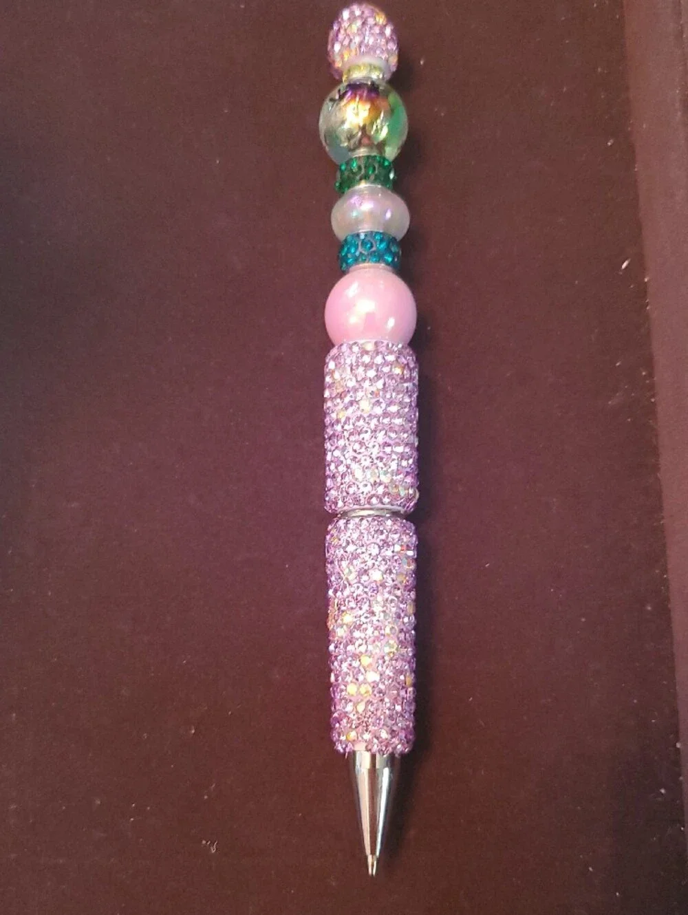 Cute Beaded Pom-Pom Pen Set - Pink, REASONABLE OFFER ACCEPTED